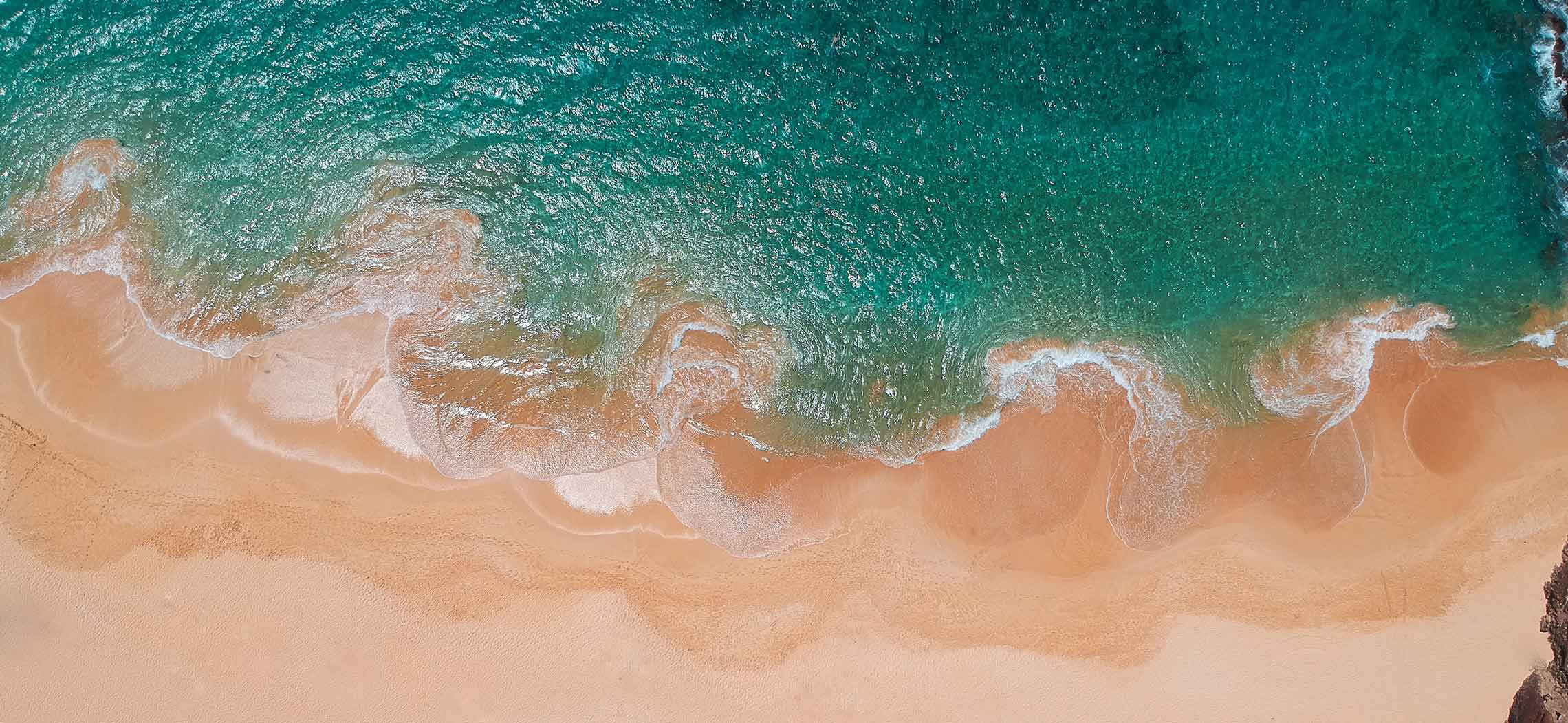 Aerial photo of maui beach